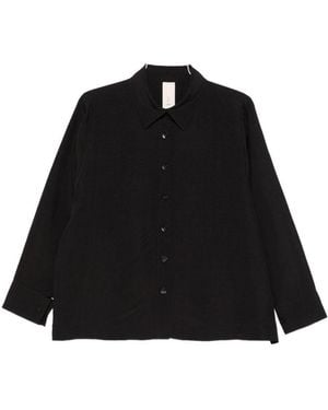 SOH Linen Blend Shirt - Black