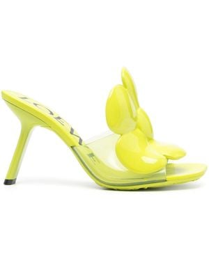 Loewe X Paula'S Ibiza Flower Petal Mules 90 - Yellow