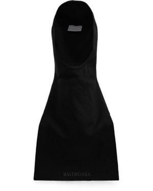 Balenciaga Wool Techwear Hood - Black