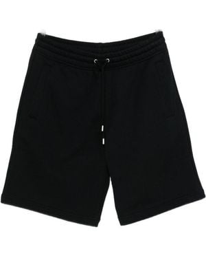Maison Kitsuné Cotton Shorts - Black