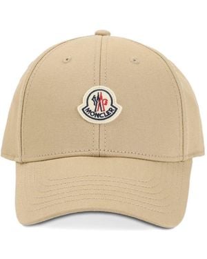 Moncler Logo Baseball Cap - Natural