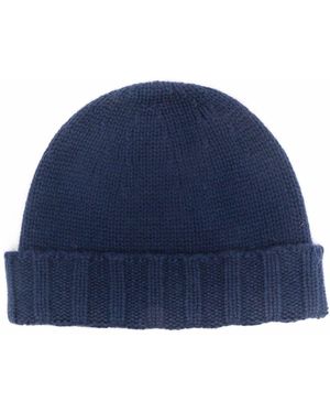 Drumohr Thin Wool Hat - Blue