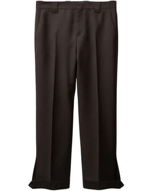 Versace Mohair Wool Trousers - Black