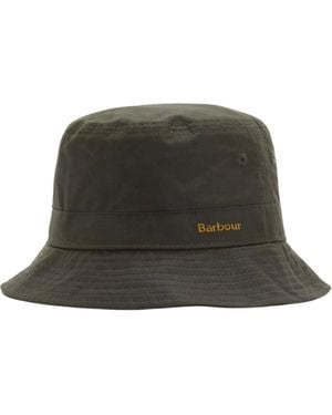 Barbour Belsay Wax Hat - Green