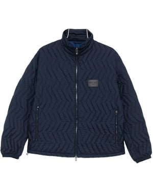 Emporio Armani Quilted Down Jacket - Blue