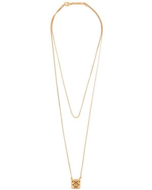 Loewe Anagram Necklace - White