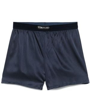 Tom Ford Silk Shorts - Blue
