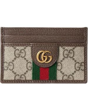 Gucci Ophidia Gg Card Case - Grey