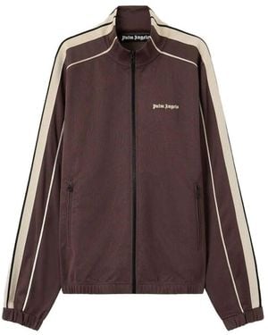 Palm Angels Logo Track Top - Brown