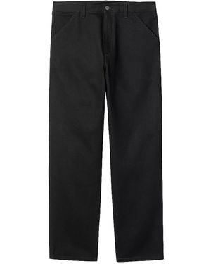 Carhartt Single Knee Cotton Trousers - Black