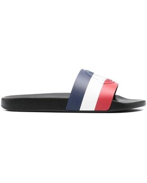 Moncler Logo Slipper - White