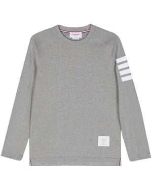 Thom Browne T-Shirt 4Bar - Grigio