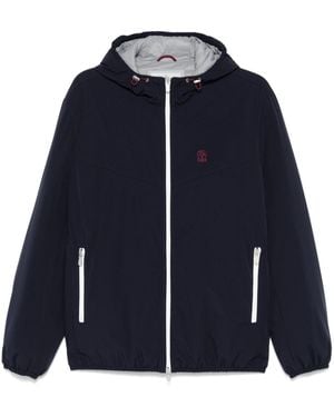 Brunello Cucinelli Polyamide Shell Jacket Clothing - Blue