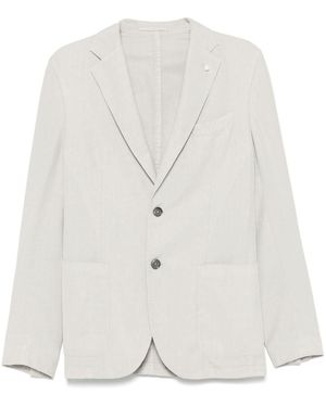 Luigi Bianchi Cotton Jacket - White