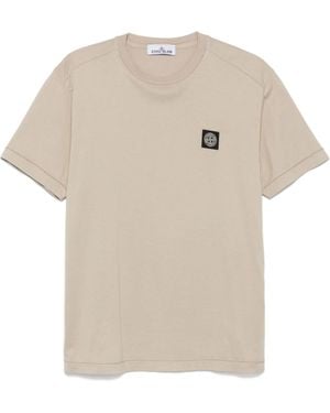 Stone Island Compass Patch T-Shirt - White
