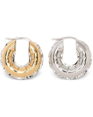 Loewe Blown Hoop Earrings - White