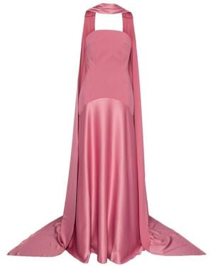 Solace London Mae Maxi Dress - Pink