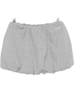 DUNST Cotton Mini Skirt - Grey