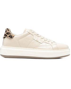 Woolrich Leather Trainer - White