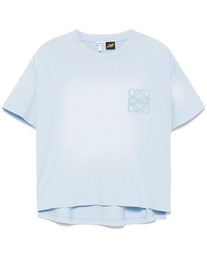 Loewe Anagram Cotton T-Shirt - Blue