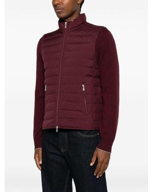 Brunello Cucinelli Down Vest - Red