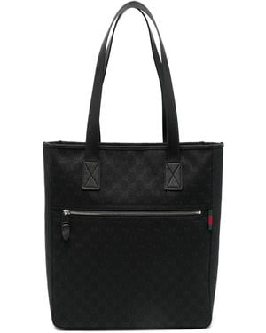 Gucci Gg Supreme Tote Bag - Black