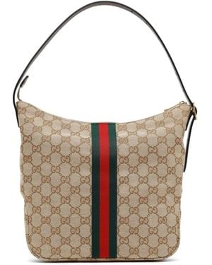 Gucci Lunetta Crossbody Bag - White