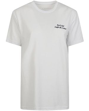 TESSABIT PRIVATE LABEL Baci Dal Lago Di Como T-Shirt - White