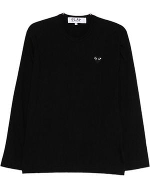 COMME DES GARÇONS PLAY Cotton T-Shirt - Black