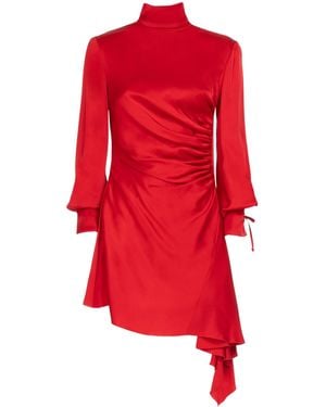 LES FILLES D'EVA Short Turtleneck Dress - Red