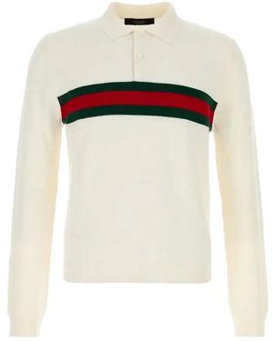 Gucci Cashmere Polo Shirt - Red