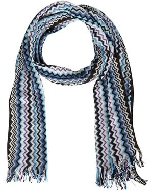 Missoni Multicoloured Scarf - Blue