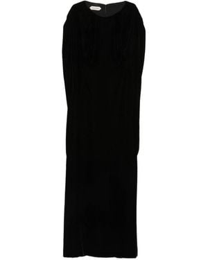 Alberta Ferretti Abito Lungo - Nero