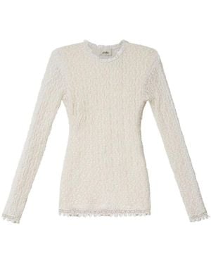 Isabel Marant Brany Guipure Top - White