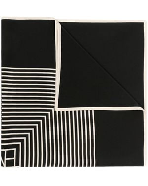 TOTEME Sciarpa Monogram - Nero