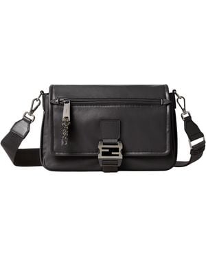 Fendi Flux Messenger Bag - Black