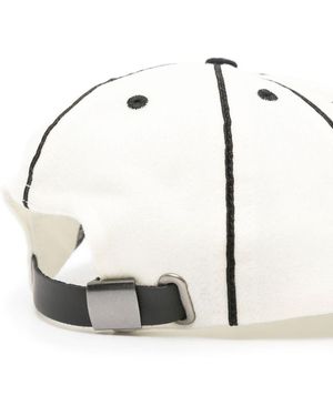Brain Dead Flat Brim Hat - White