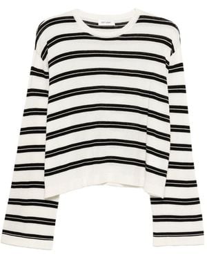 Soft Goat Cashmere And Silk Blend Jumper - White