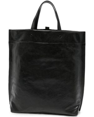 Lihann George Jani Leather Tote Bag - Black