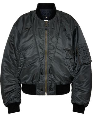 Maison Margiela Nylon Bomber Jacket - Black