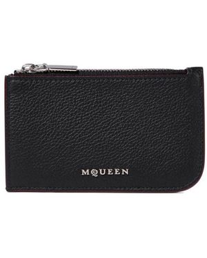 McQueen Porta Carte Sling - Nero