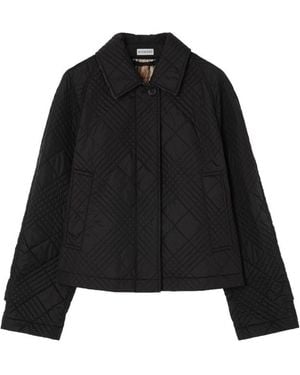 Burberry Nylon Quilted Jacket - Black