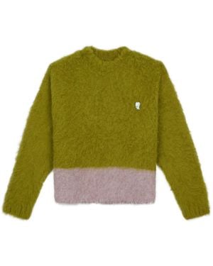 Brain Dead Super Hairy Boxy Jumper - Green