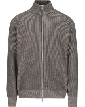 Brunello Cucinelli Cashmere Cardigan - Grey
