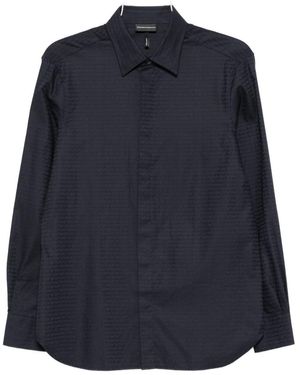 Emporio Armani Cotton Shirt - Blue