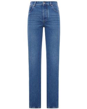 Bottega Veneta Straight-Leg Denim Jeans - Blue