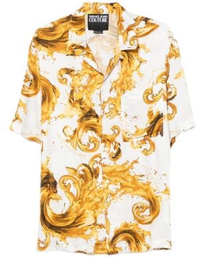 Versace Jeans Couture Printed Shirt - Metallic