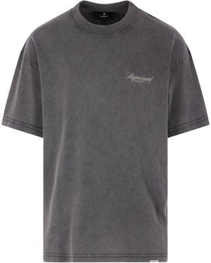 Represent T-Shirt Script Owners Club Di - Grigio