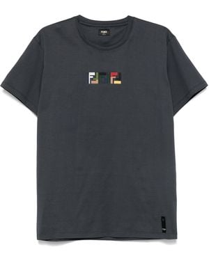 Fendi Cotton T-Shirt - Black