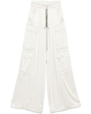 Rick Owens Cargo Belas Trousers - White